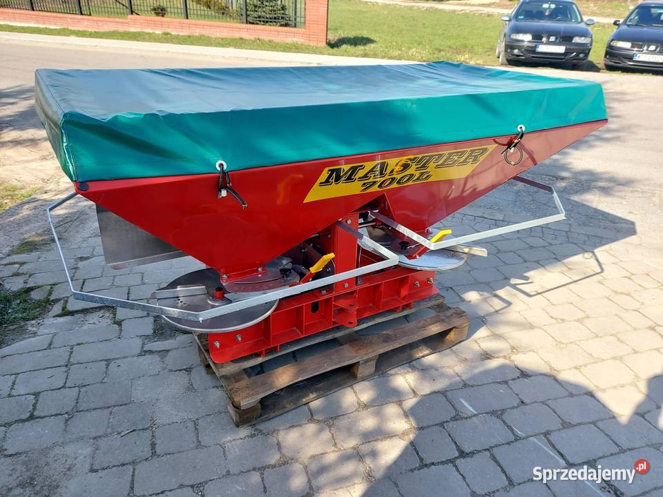 Rozsiewacz nawozów DWUTARCZOWY MASTER TRANSPORT nieuszkodzony Rozsiewacze nawozów Mroczków Duży