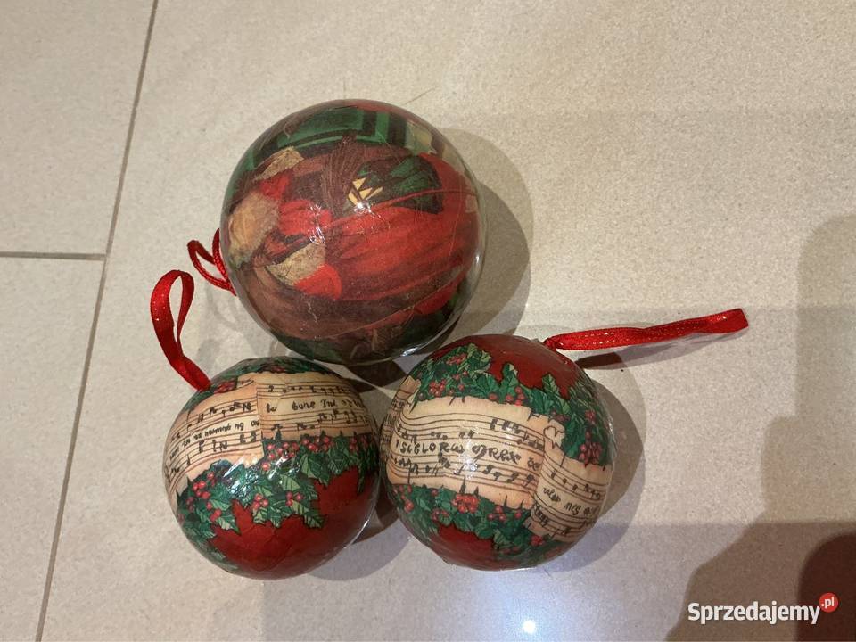 Bombki Decoupage 3 Nowa Sól