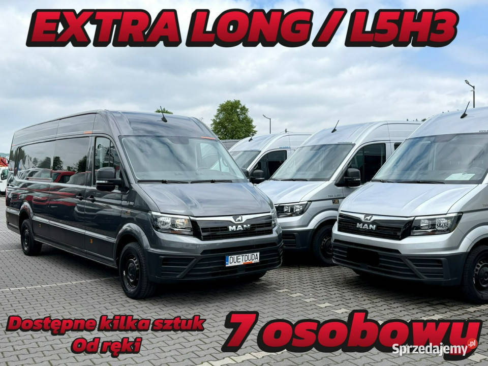 Volkswagen Crafter 3180 Automat 7OSÓB Brygadówka Widełki