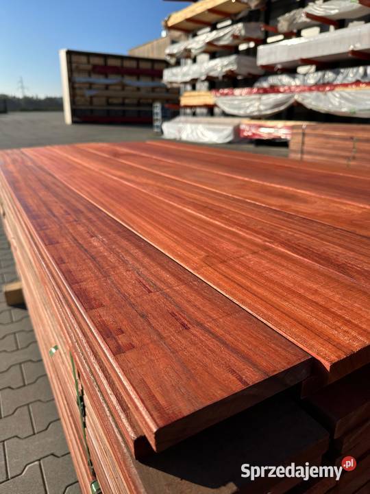 DESKA TARASOWA EGZOYCZNA PADOUK DREWNO 21X145MM Deski tarasowe Prusice