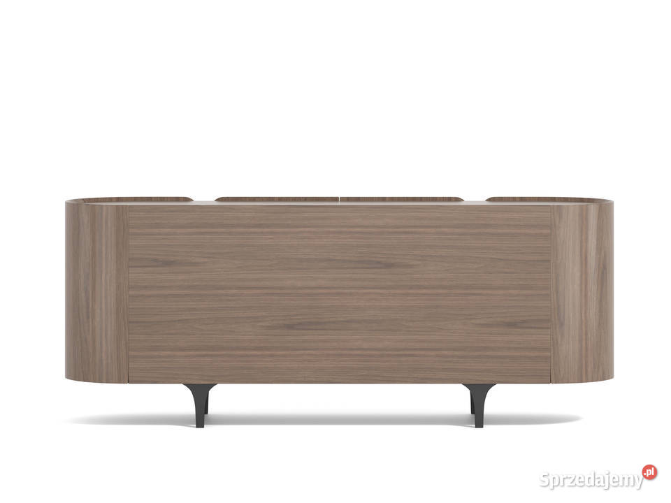 Komoda RTV loftowa Linea orzech i stal 200x50x85 Dom i Ogród Golkowice