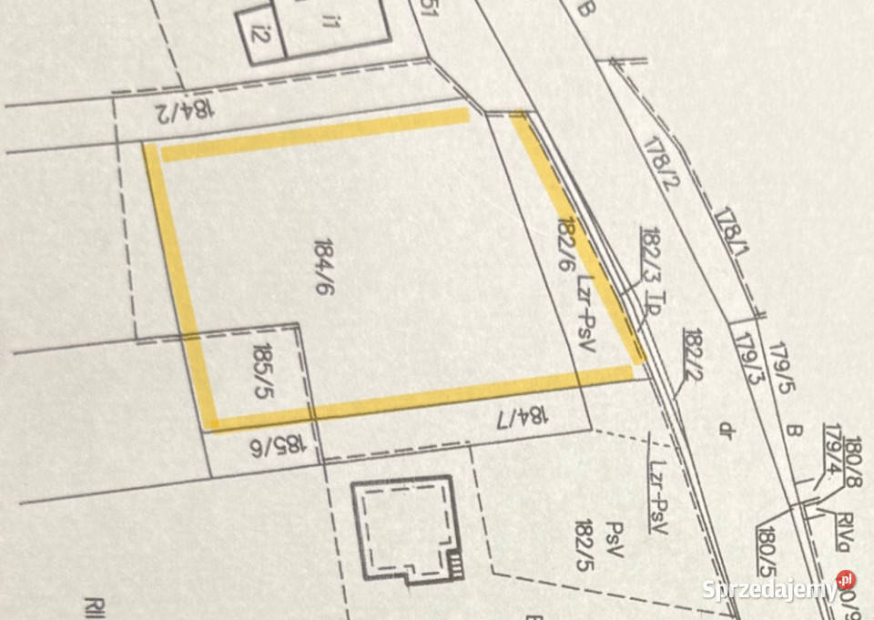 Działka budowlana Grabie gmSkawina asfalt