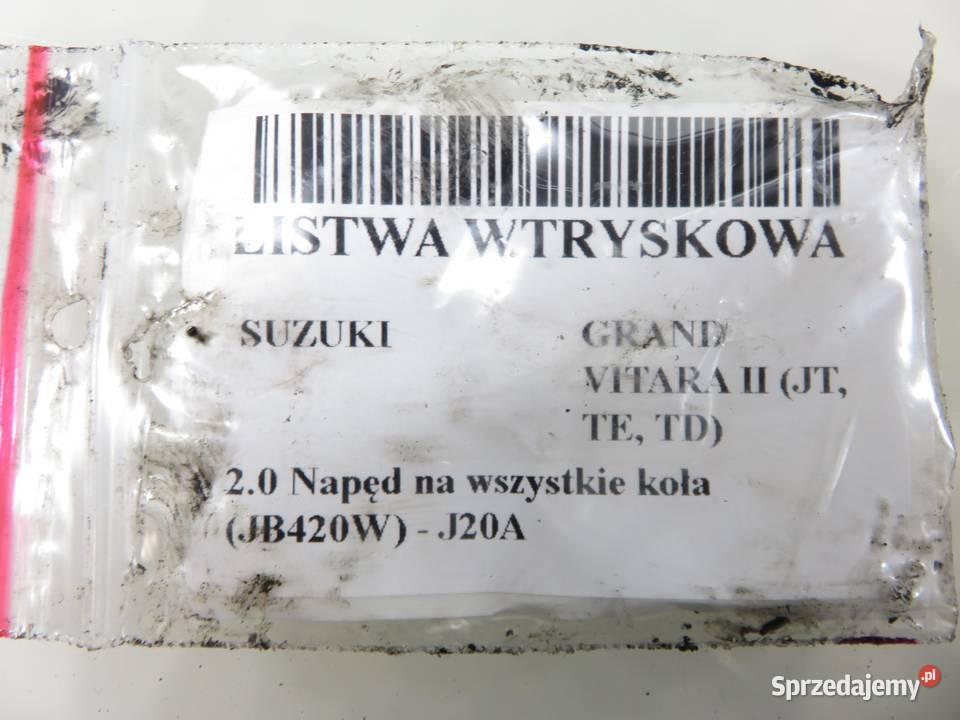 LISTWA WTRYSKOWA SUZUKI GRAND VITARA II 20 J20A Listwy wtryskowe