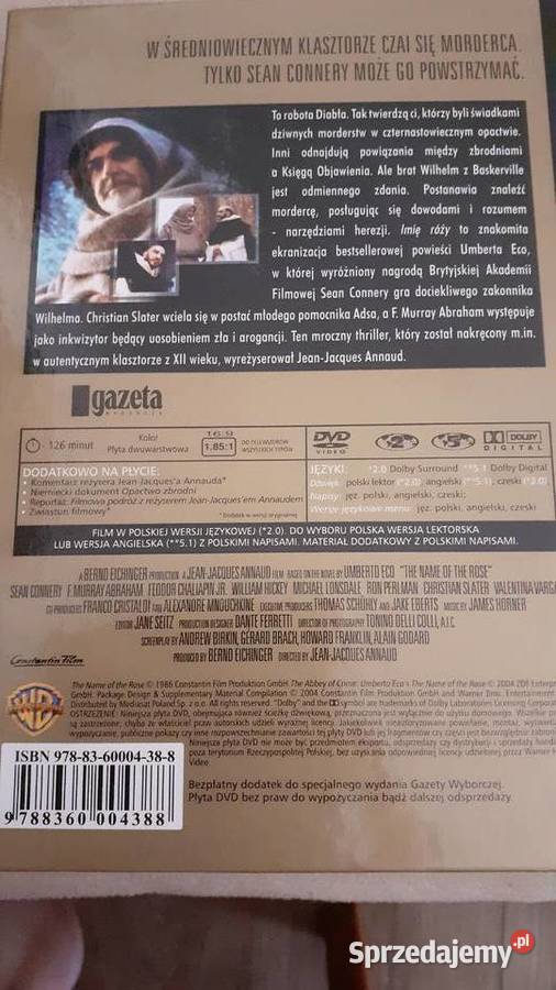 Imię Rózy thiller Filmy
