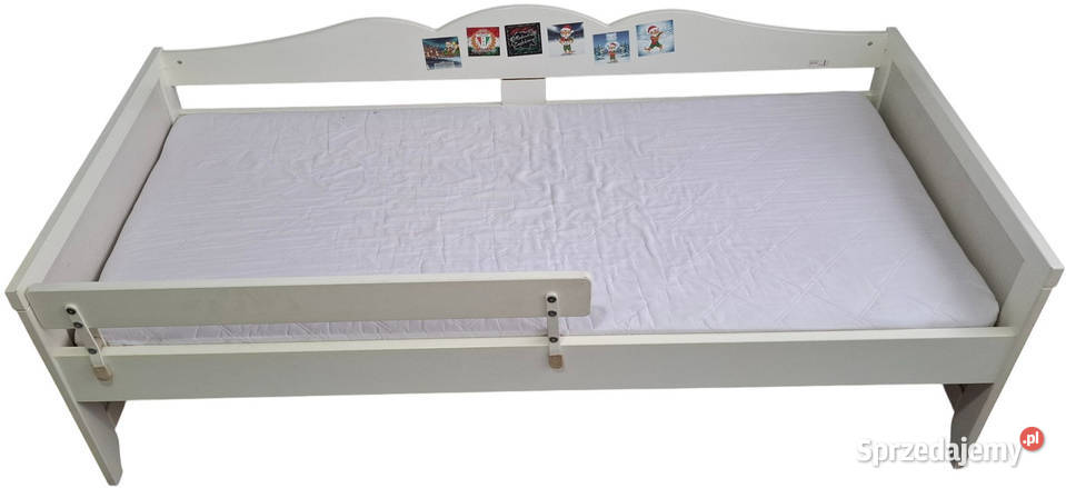 Łóżko dziecięce z barierką materacem IKEA Czeladź sprzedam