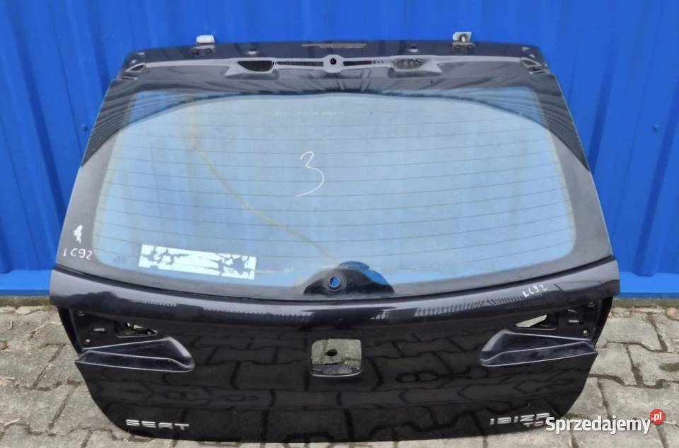 GOŁA KLAPA BAGAŻNIKA Z SZYBĄ SEAT IBIZA III LC9Z Klapy bagażnika świętokrzyskie