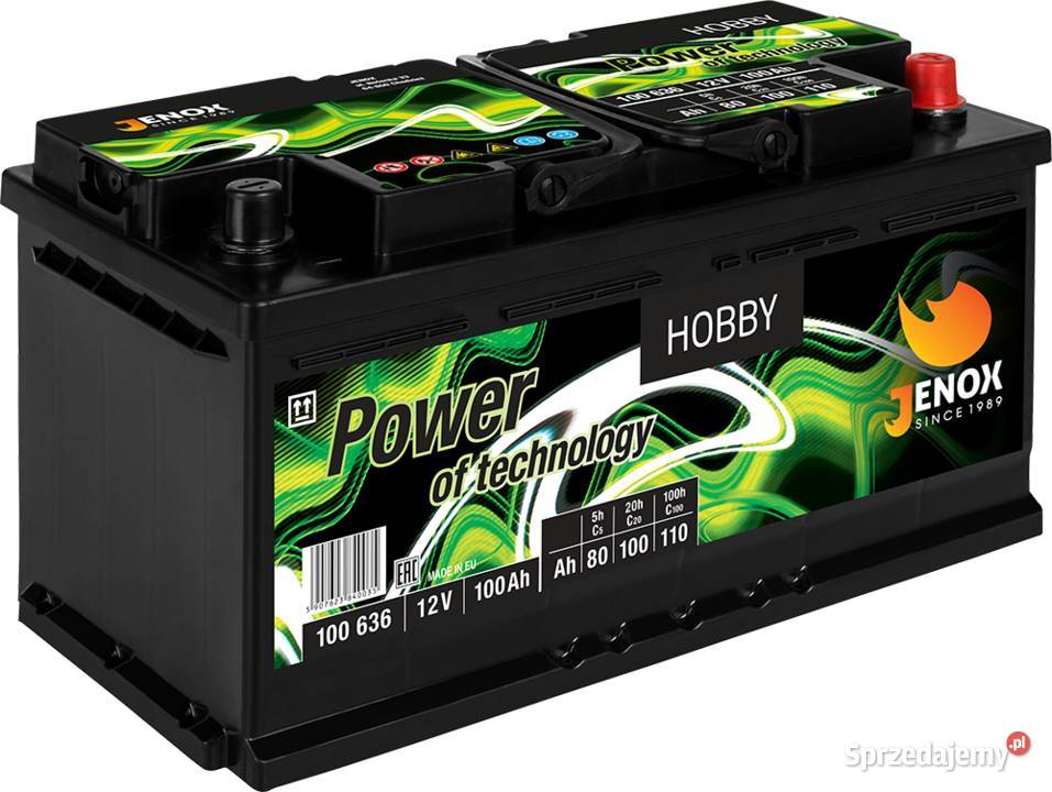 Akumulator 100Ah GŁEBOKICH ROZŁADOWAi Motorówki wielkopolskie