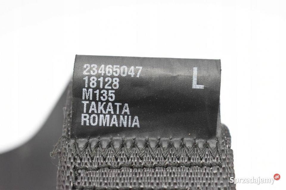 PAS NAPINACZ BEZPIECZEŃSTWA LEWY PRZÓD INSIGNIA
