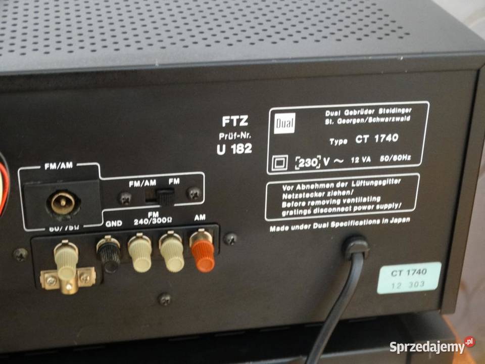 Wzmacniacz z radiem Dual Vintage WYSYŁKA Jasło sprzedam