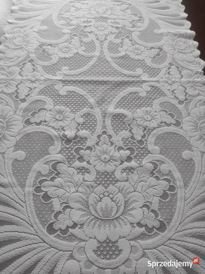 Obrus koronkowy duży 115x65 Nowy Obrusy i serwety Warpechy Stare