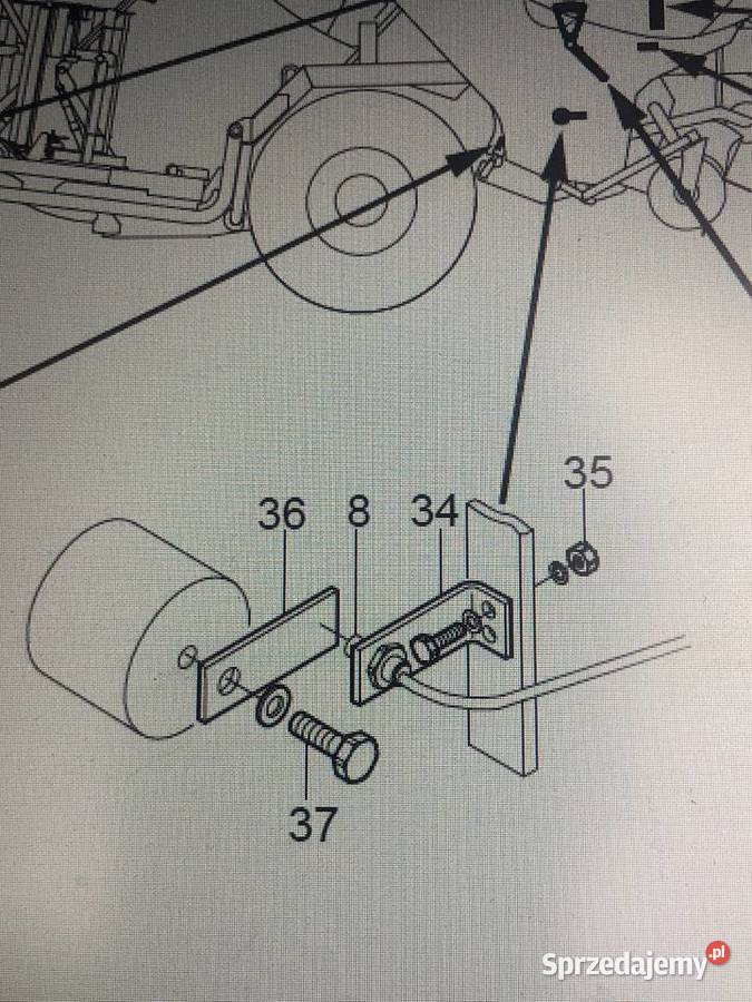 Lely RPC445 tornado części czujnik sensor rotora podlaskie Stawiski