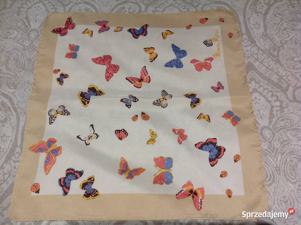 Apaszka Damska NINA RICCI Motyle sprzedam