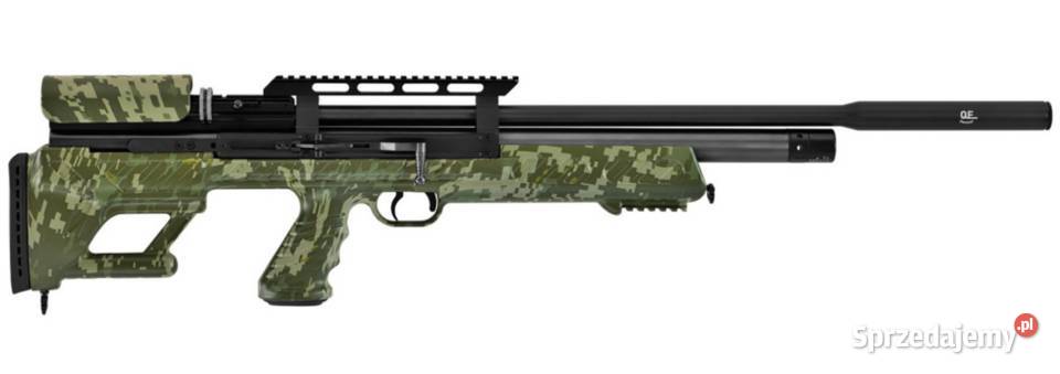 Wiatrówka PCP Hatsan BullBoss M2 Camo tłumik QE Trzcianka
