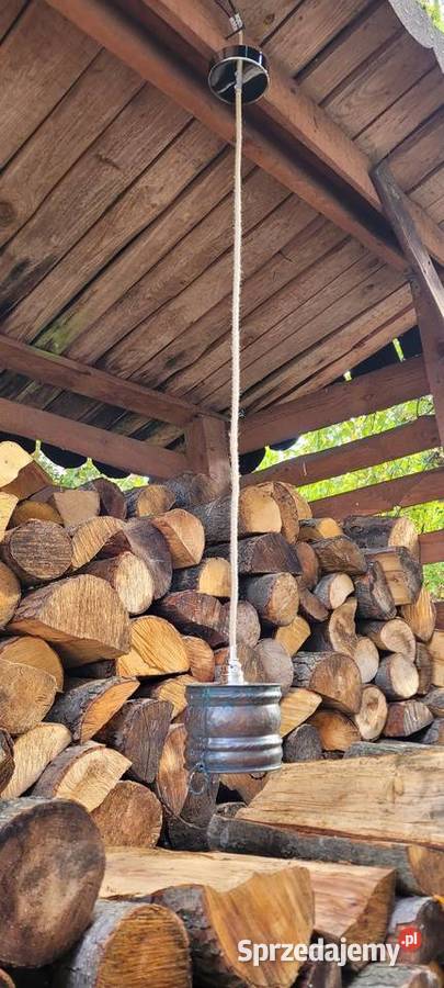 Lampa wisząca LOFT Industrialna Unikat z miedzi mazowieckie Wierzbica