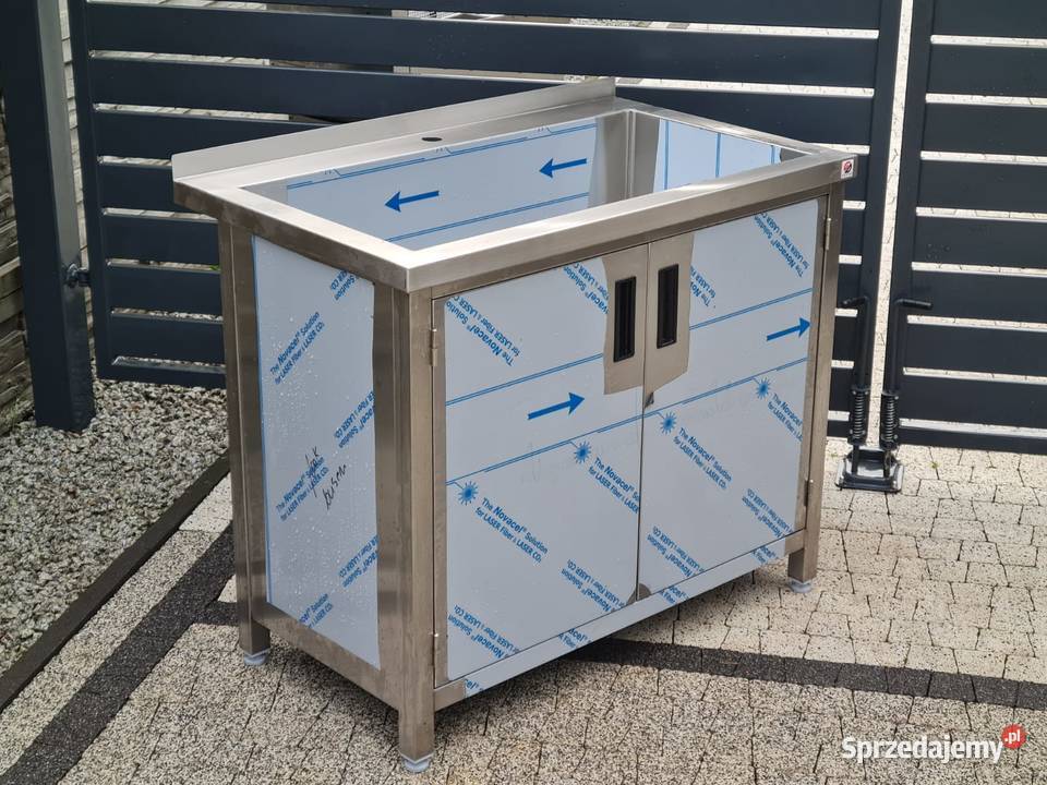 Okap skrzyniowy stal nierdzewna filtry 200x80x45 wielkopolskie