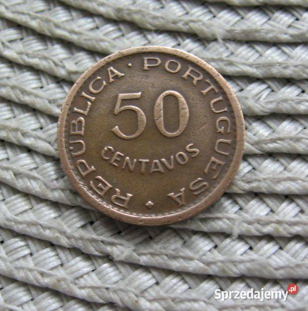 Mozambik Portugalski 50 Centavos 1953r Kalisz
