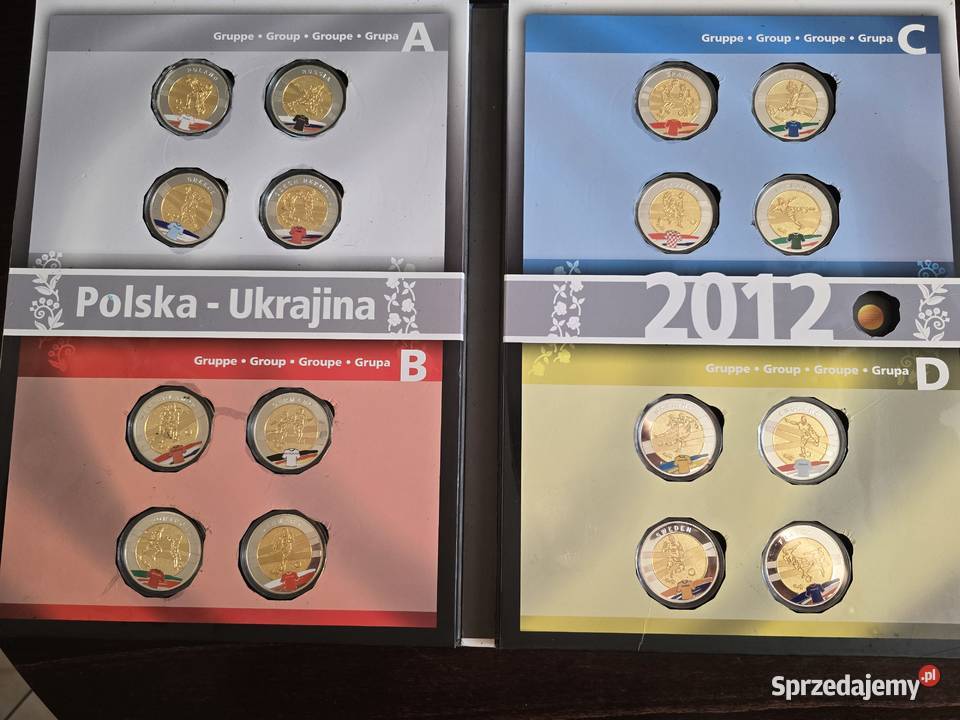 Album medale monety Euro 2012 Żary