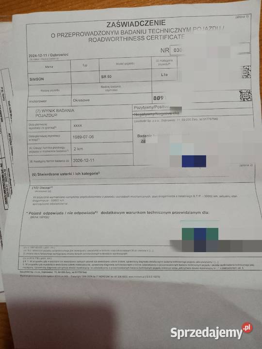 Simson Sr 50 4 biegi zarejestrowany Zielona Góra