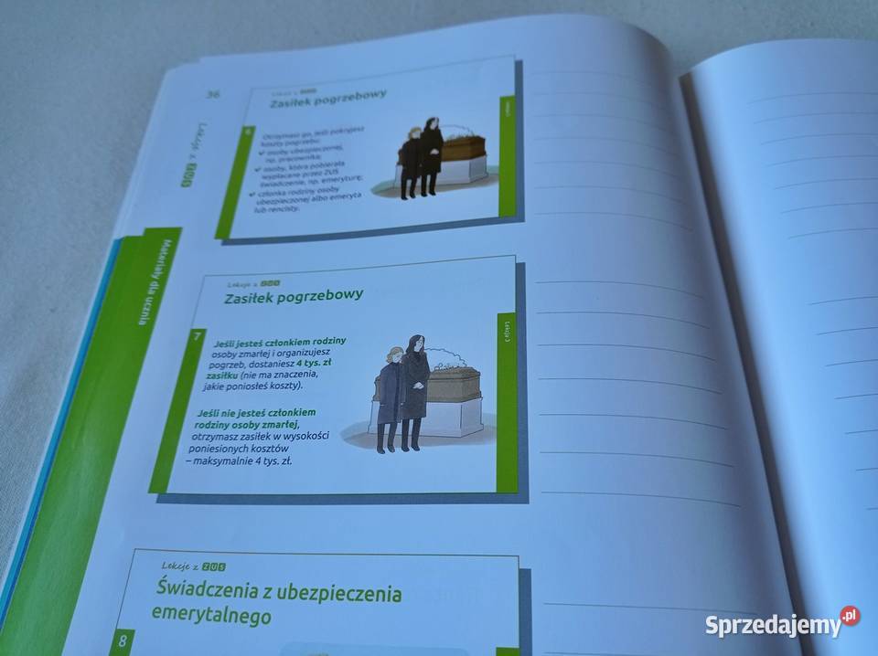 Zeszyt Lekcje z ZUS Wypełniony wyd 2019 SUPER śląskie Sosnowiec