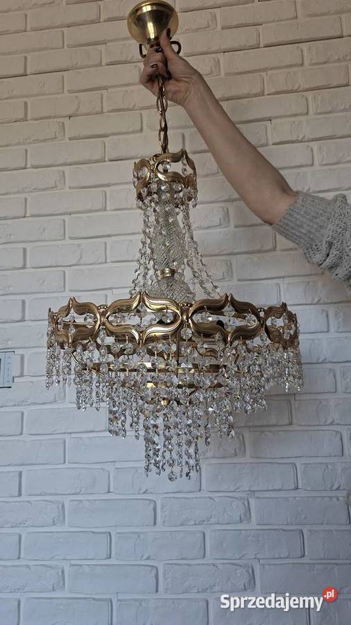 Żyrandol z kryształkami kujawsko-pomorskie Bydgoszcz
