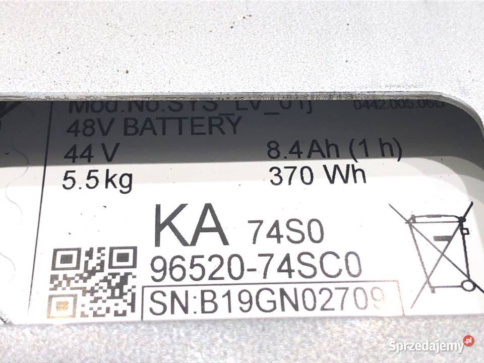 BATERIA HYBRYDA SUZUKI SCROSS 9652074SC0 14 129