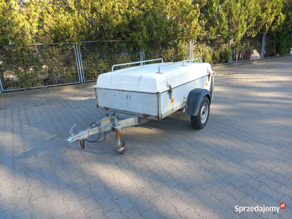 Przyczepa lekka Westfalia z przykryciem towarowe wielkopolskie