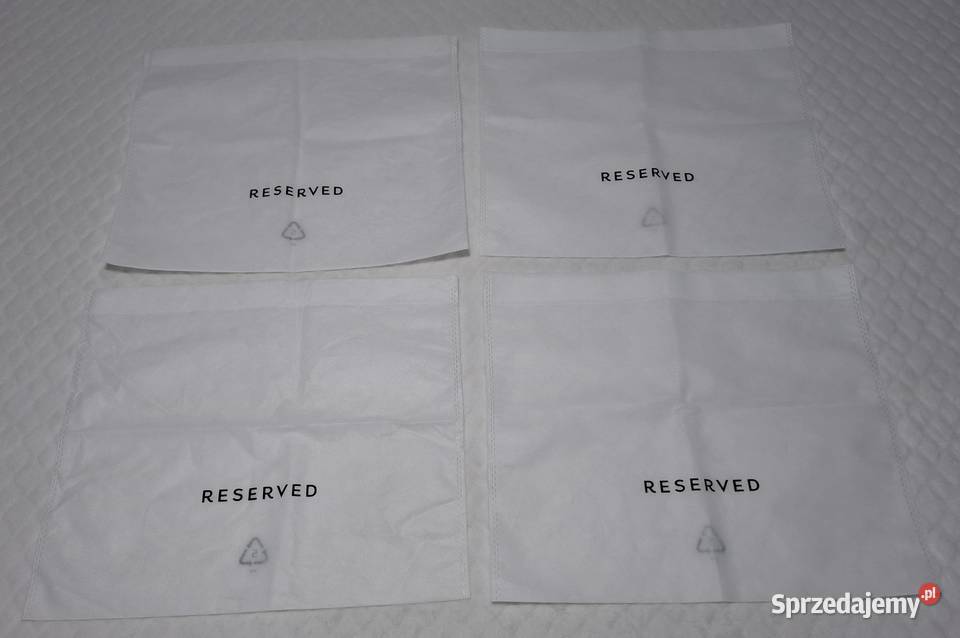 Worki woreczki materiałowe 36x305 Reserved białe Torby i torebki