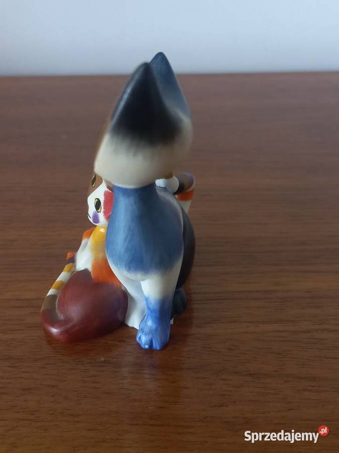 Figurka porcelanowa Koty Rosina Wachtmeister