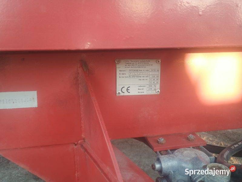Przyczepa 8 ton nieuszkodzony Zambrów sprzedam