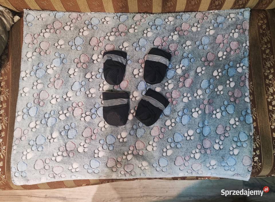 Buty psa do 9 3XL kocyk polarowy w łapki sprzedam
