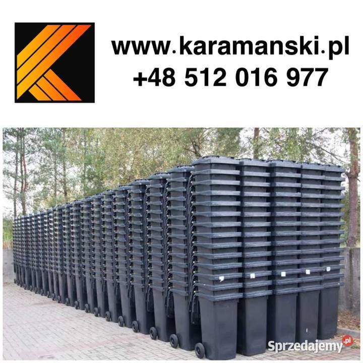 120 L używane pojemniki na odpady komunalne 240 mazowieckie Radom