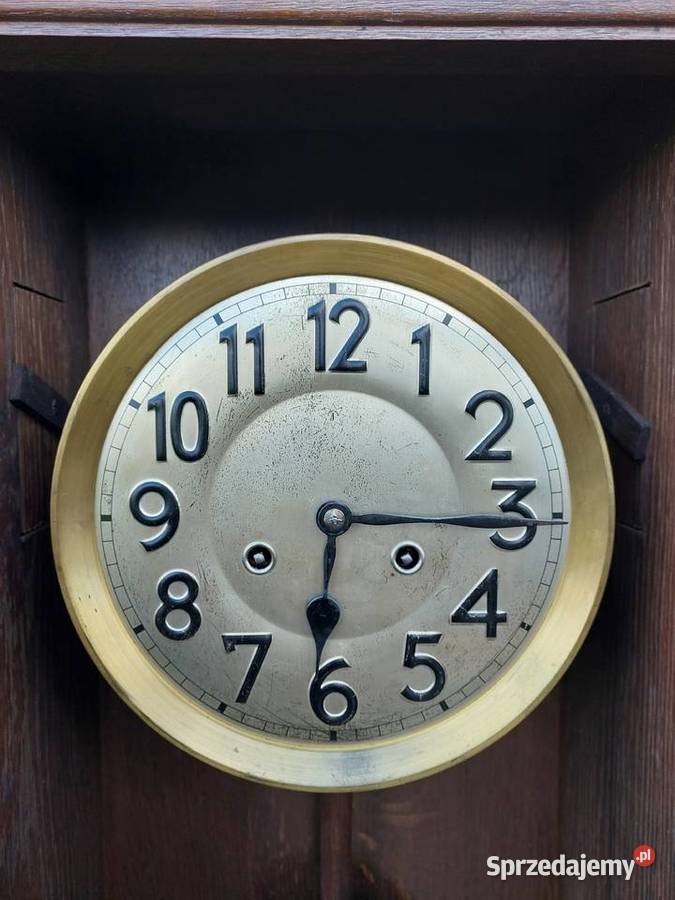 Stary zegar ścienny Junghans 1932r sprawny film Tczew