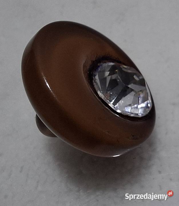 Guzik na stopce ozdobny vintage kryształ 8mm Moda i Styl śląskie Czeladź