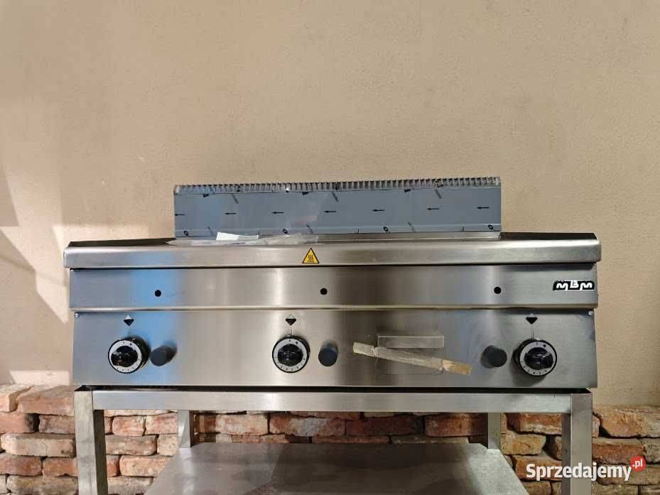 Grill gazowy MBM 100 płyta gładka chromowana śląskie