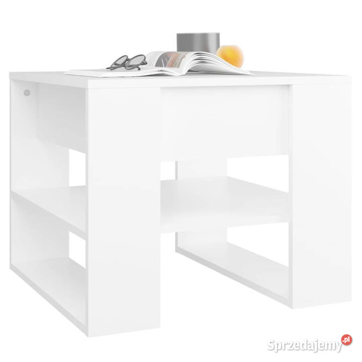 Stolik kawowy biały 555x55x45 materiał Warszawa sprzedam
