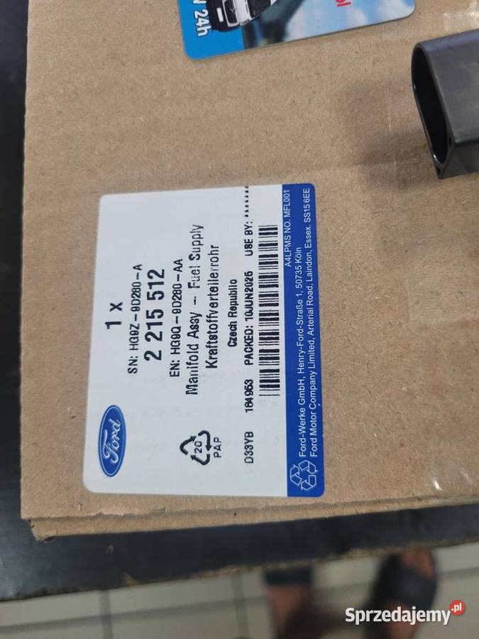 LISTWA WTRYSKOWA FORD HG9Q9D280AA 2215512 dostawcze Radom sprzedam