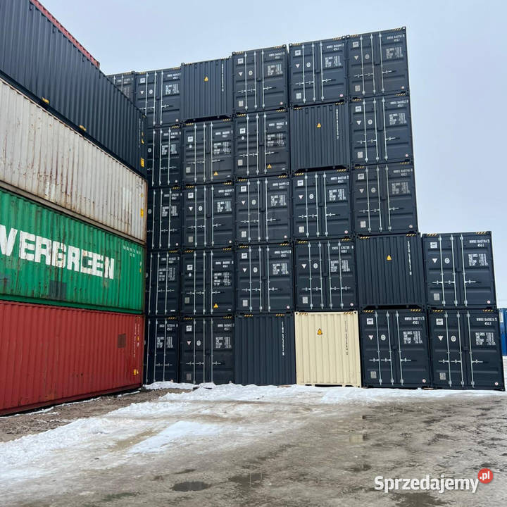 Kontener 40 HC nowy antracyt 8399 netto Warszawa sprzedam