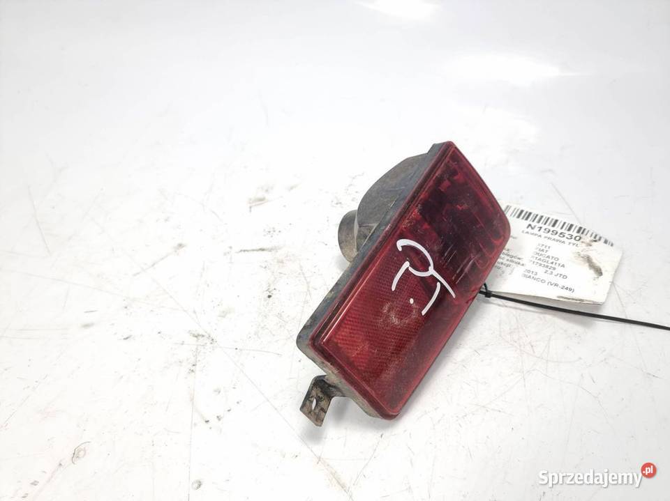 LAMPA PRAWA TYŁ FIAT DUCATO III 469607486 osobowe Pozostałe Lipno