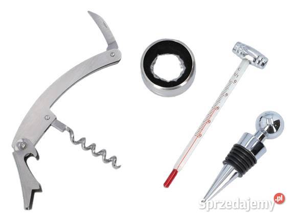 Zestaw z Kompletem Akcesoriów do Wina z Szachami sprzedam