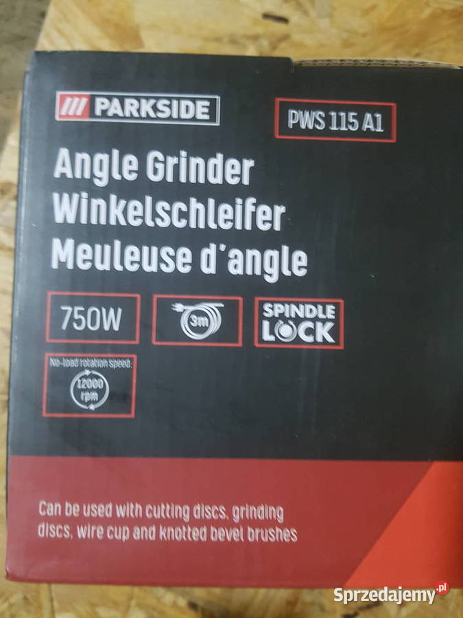 SZLIFIERKA KĄTOWA PARKSIDE 750W 115 mm TARCZA Elektryczne