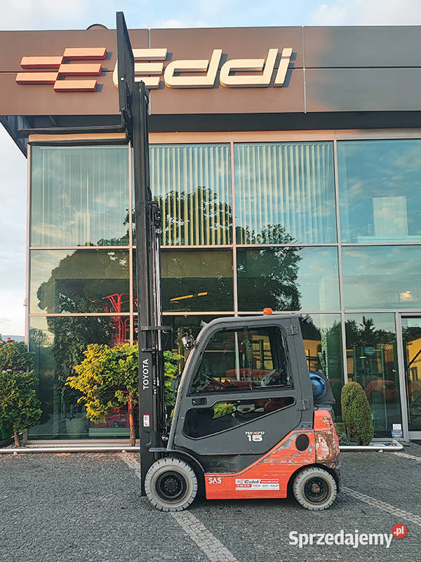 Wózek widłowy Toyota 028FGF15 15 tony triplex 43