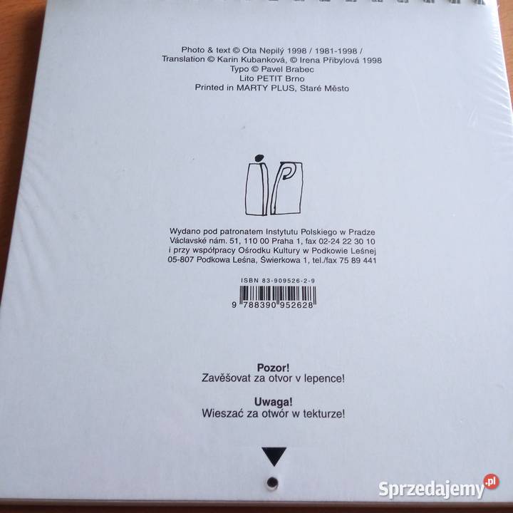 Unikatowy kalendarz Ota Nepily 19992000 nowy nie Szczecin sprzedam