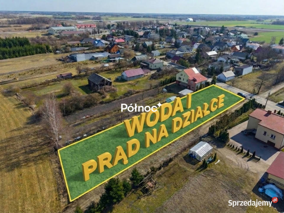 Ogrodzona działka budowlana z mediami Cicibór