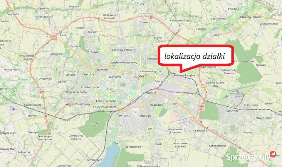 Działka LublinZadębie inwestycyjnabudowlana sprzedam
