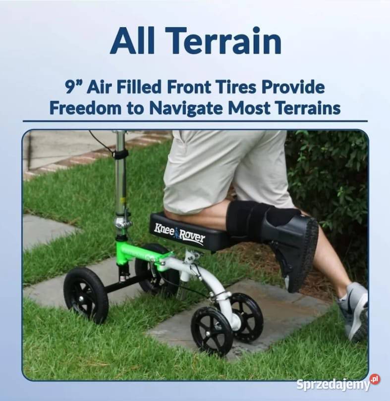 Nowa składana hulajnoga do poruszania się Sprzęt rehabilitacyjny i ortopedyczny Gdańsk sprzedam