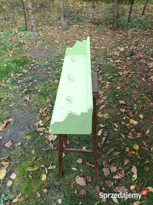 Półka wisząca drewniana PRL Półki Sterdyń