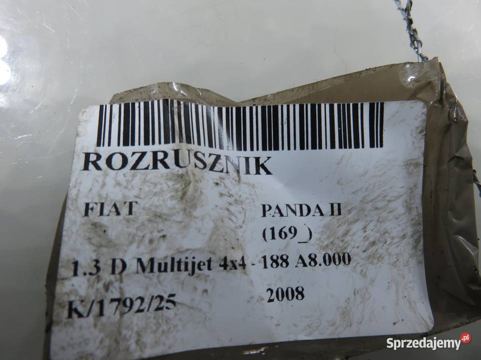 ROZRUSZNIK FIAT PANDA II 13 D Multijet 518102660 Motoryzacja sprzedam