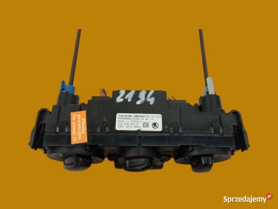PANEL NAWIEWU 5JA820045B Skoda Rapid I 20122019