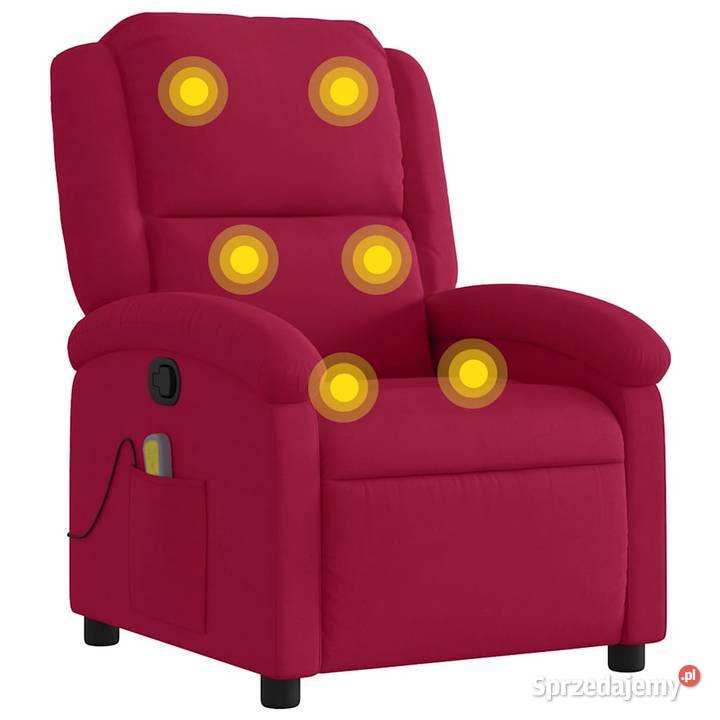 vidaXL Rozkładany fotel masujący winna Fotele mazowieckie Warszawa