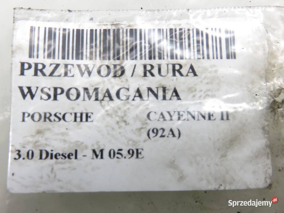 PRZEWÓD WSPOMAGANIA PORSCHE CAYENNE II 92A 30